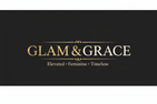 GLAM & GRACE Logo Option 2 with Slogan
